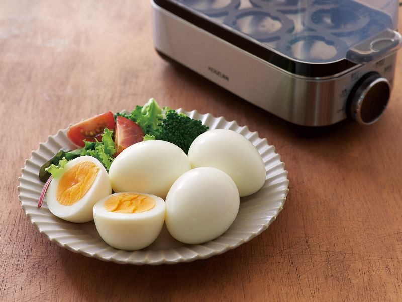 楽天市場】コイズミ エッグスチーマー 自動 ゆで卵器 KES-0402 送料