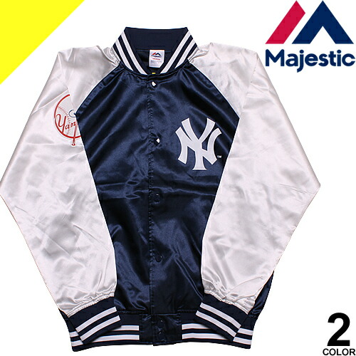 Majestic ニューヨーク・ヤンキース スタジャン L ネイビー