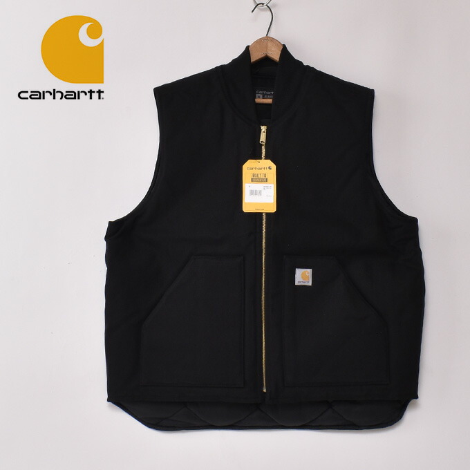 楽天市場】carhartt ダック ベスト ブラックの通販