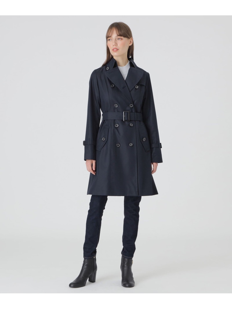 楽天市場】【SALE／73%OFF】ライトギャバジントレンチコート BLUE