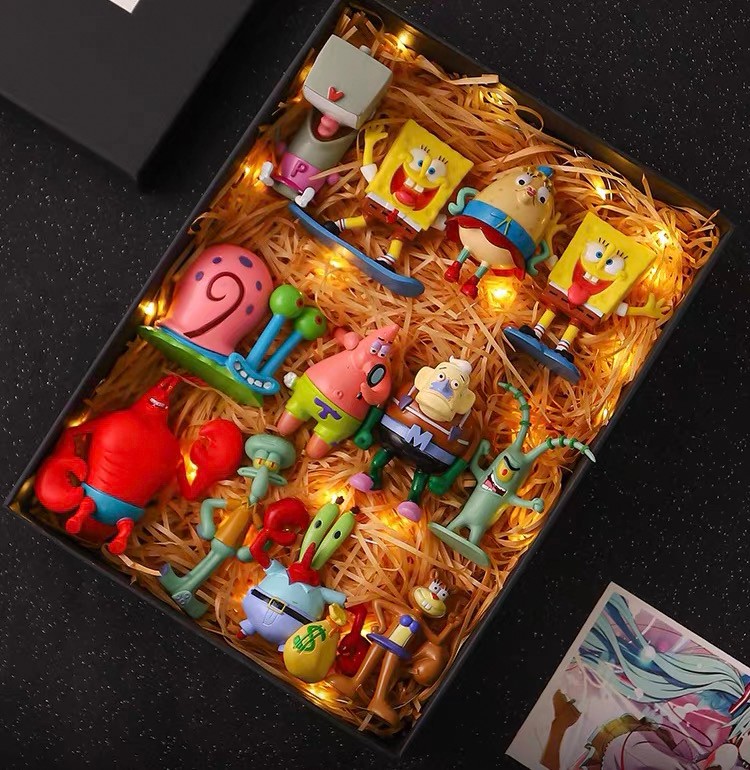 楽天市場】スポンジボブ フィギュア 12体 セット おもちゃ スポンジ