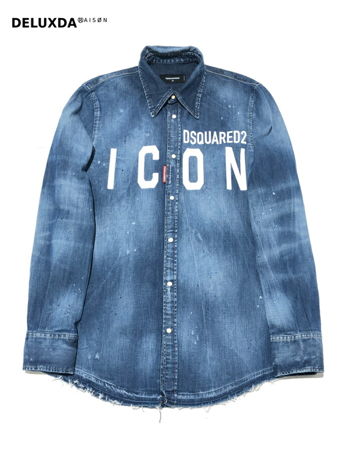 ディースクエアード(Dsquared) デニムシャツ メンズシャツ・ワイシャツ