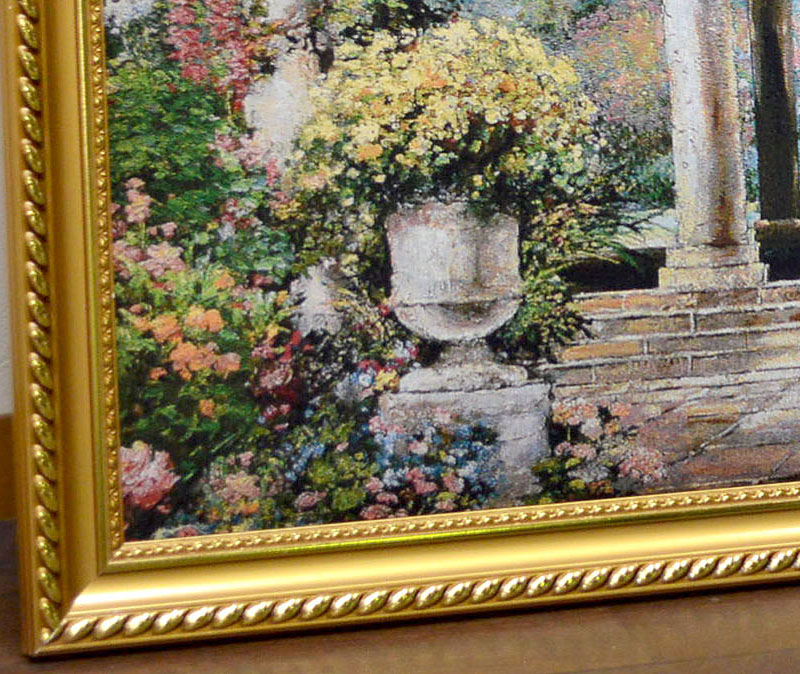 楽天市場】☆倉庫移転の為、総売り尽くしセール！☆ ゴブラン額絵 噴水