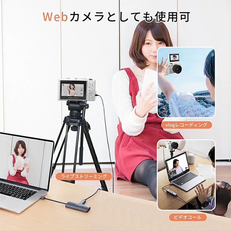 楽天市場】デジカメ WIFI対応 180度回転 デジタルカメラ カメラ 修学