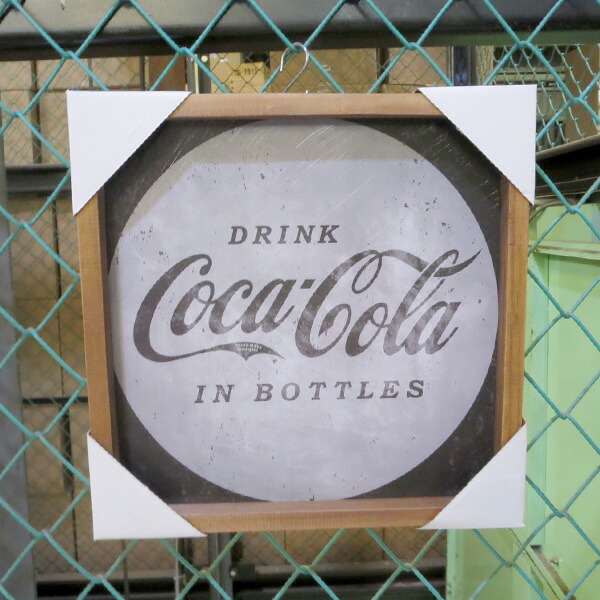 楽天市場】コカコーラ 看板 アメリカン メタルサイン 木枠 コカコーラ