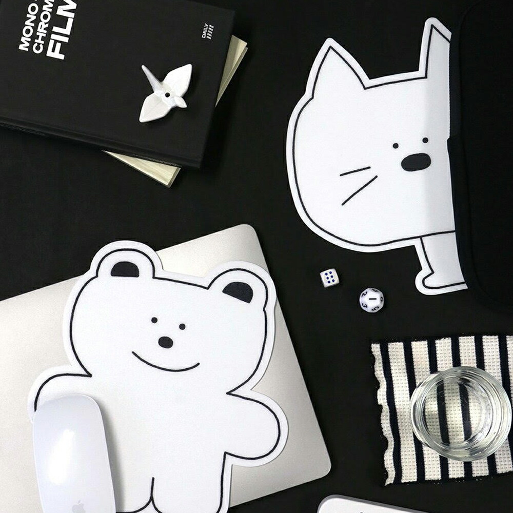 楽天市場】【3/1限定P10倍】韓国直輸入 マウスパッド ICONIC DOODLE