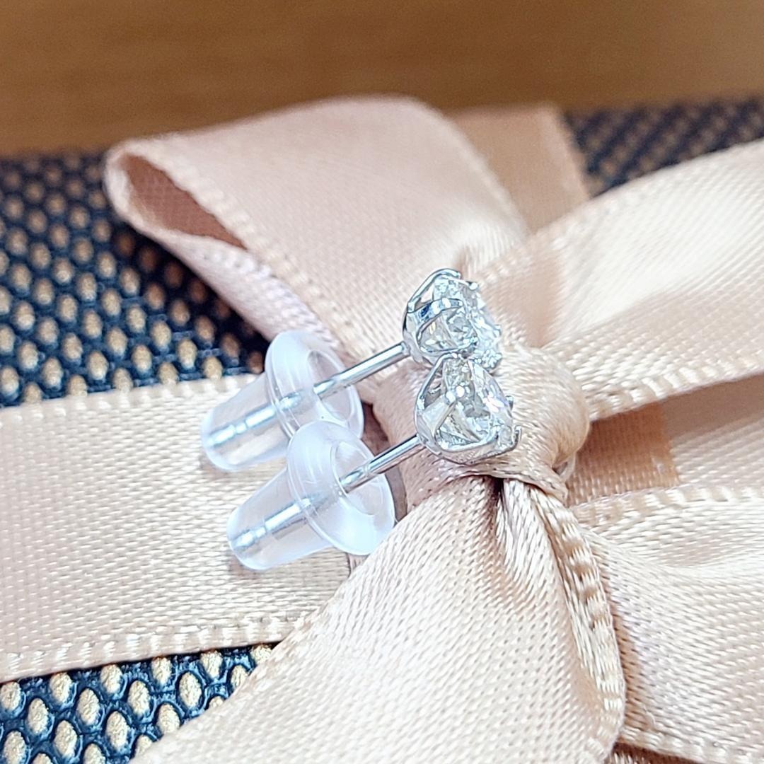 計0.66ct pt900刻印 一粒ダイヤモンドピアス ペア 楽天市場】プラチナ