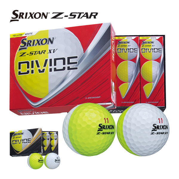 楽天市場】スリクソン Z-STAR XV / Z-STAR DIVIDE ゴルフボール 2025年