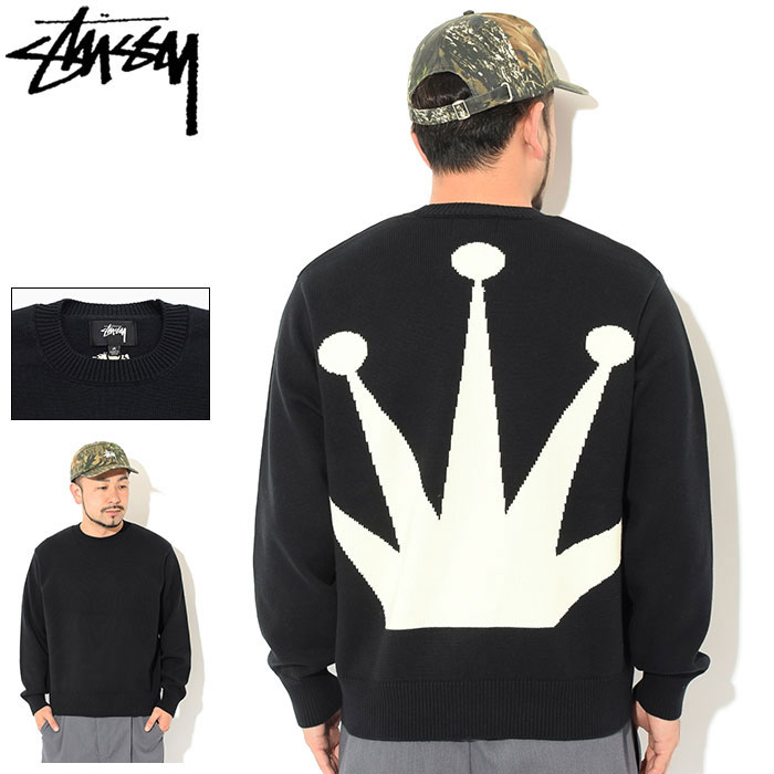 楽天市場】ステューシー STUSSY セーター メンズ Bent Crown ( stussy