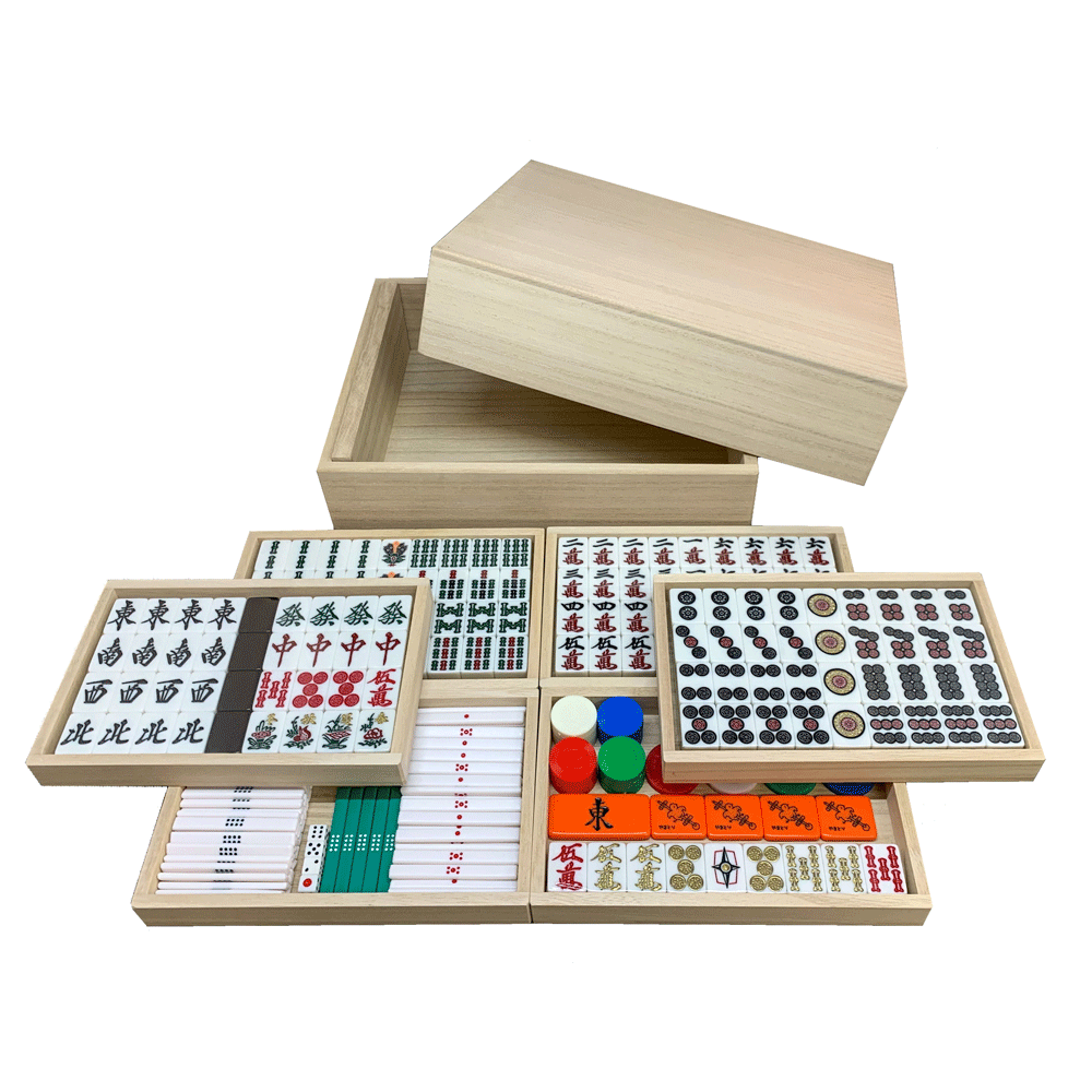 楽天市場】高級国産手打麻雀牌セット 崩れにくい【アール牌】特別仕様