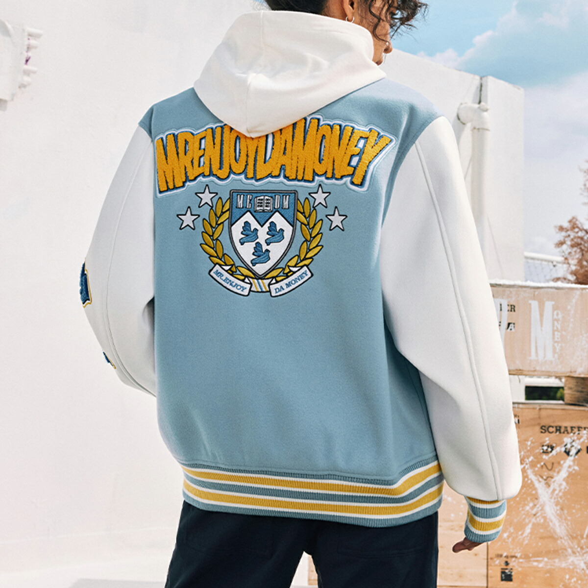 楽天市場】MEDM ミスターエンジョイダマネー スタジャン ロゴ