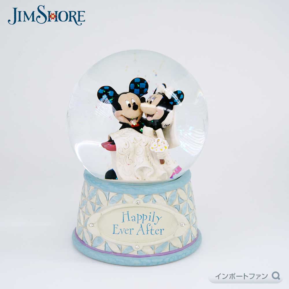 楽天市場】ジムショア ミッキー＆ミニー ウェディング スノードーム