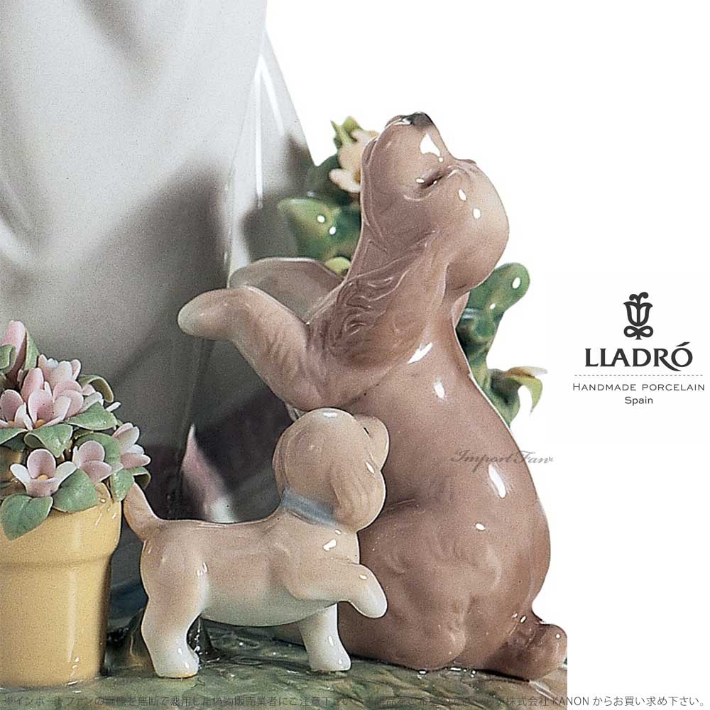 楽天市場】リヤドロ 僕と遊ぼう 犬 イヌ 少女 置物 01006907 LLADRO