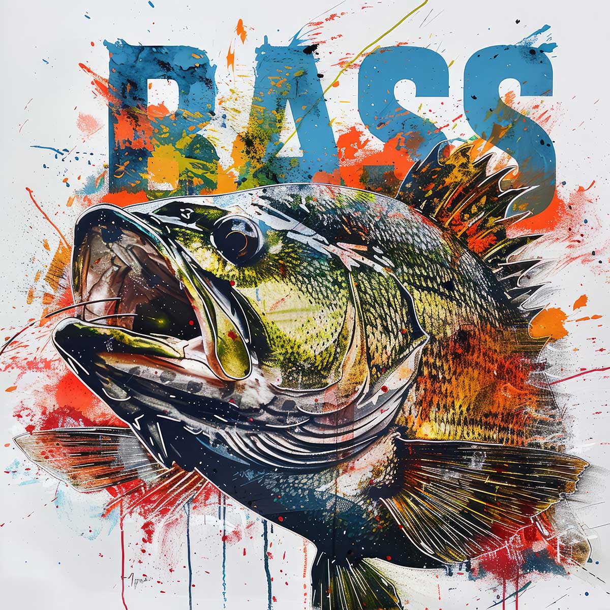 楽天市場】ブラックバス blackbass フィッシング 正方形ポスター