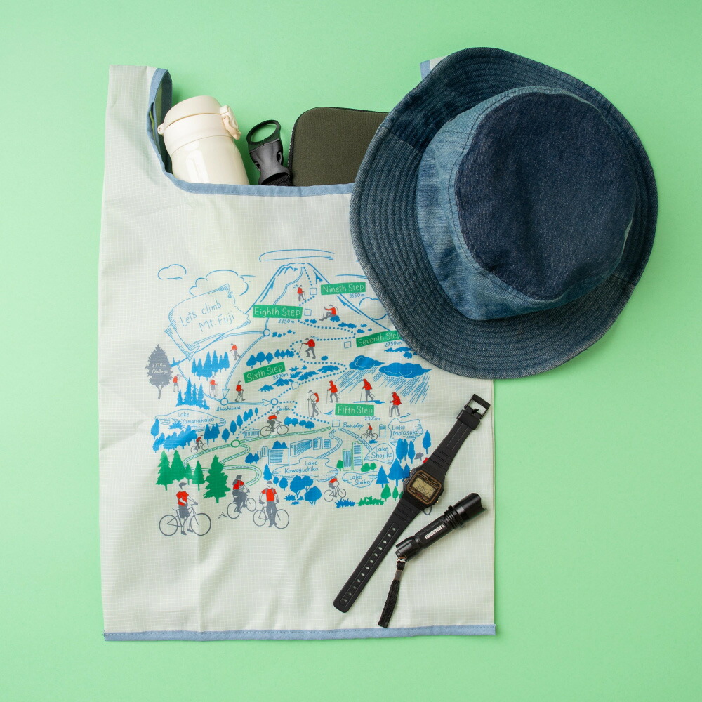 楽天市場】[OUTLET]プリントトートバッグ 2WAY《日本 / 富士山