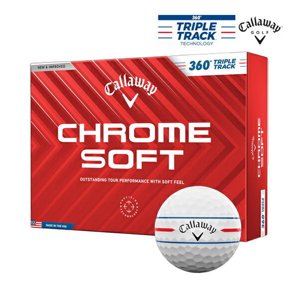 キャロウェイ(Callaway) ゴルフボール CHROME SOFT 24 1ダース」の人気