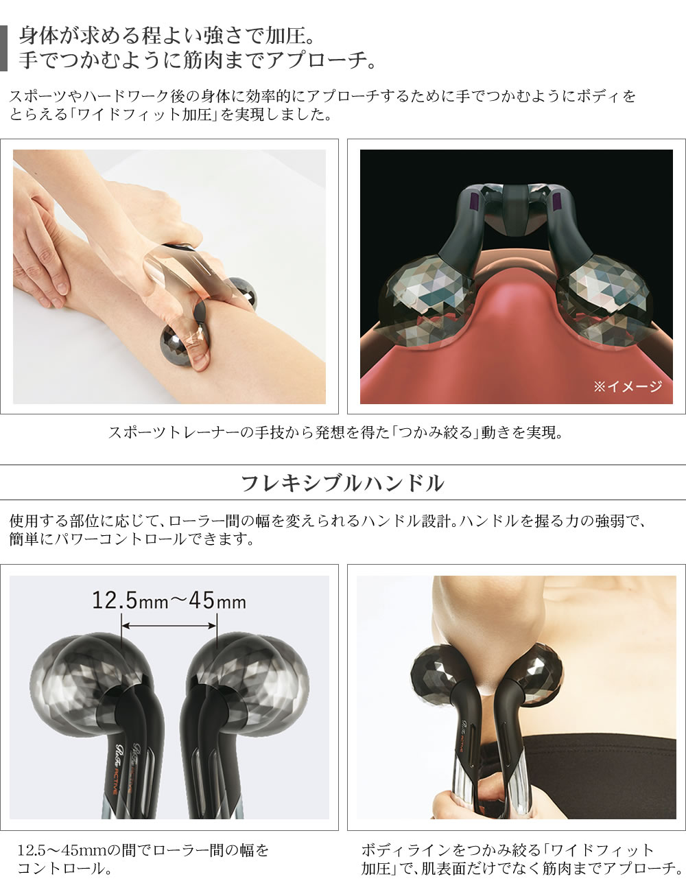 ReFa RF-AT2228B-N BLACK 正規品 楽天市場】MTG ReFa ACTIVE ボディ