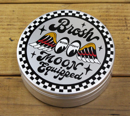 BROSH MOONEYES グリース 限定 缶バッジ付き BROSH MOONEYES グリース