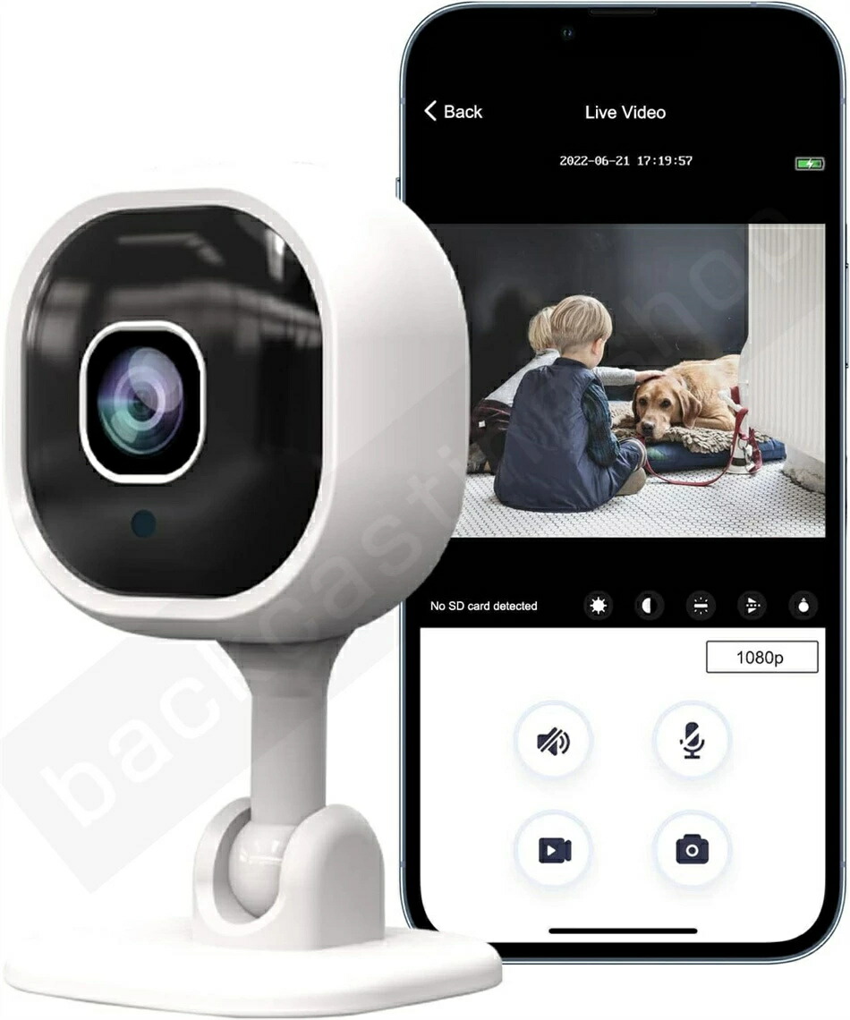 楽天市場】四角形防犯カメラ ペットカメラ ワイヤレス 双方向通話 HD