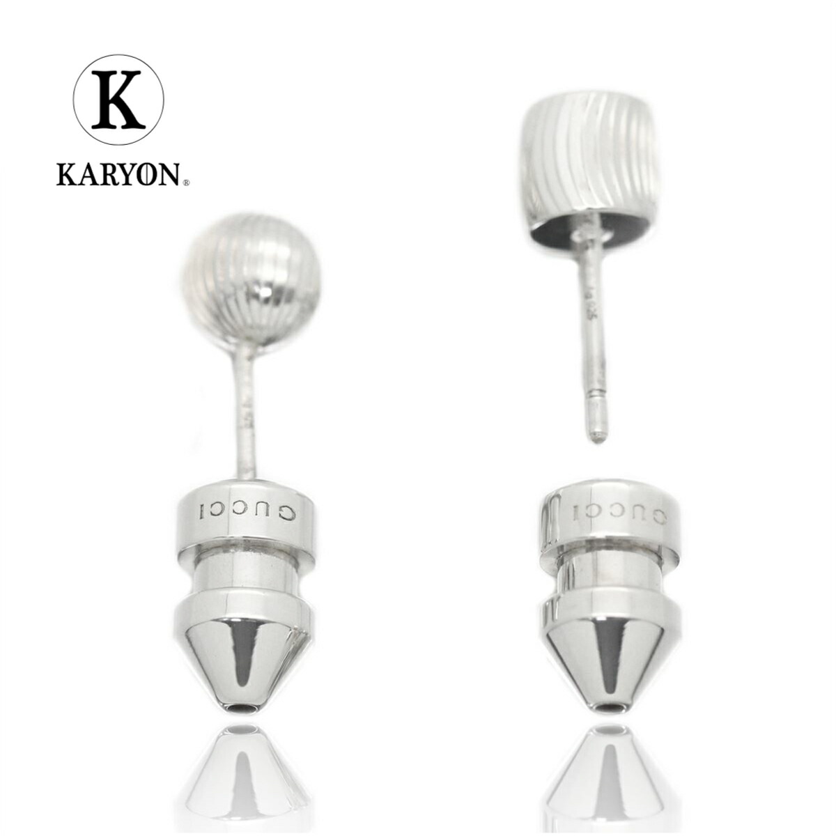 楽天市場】【ギフト品質】グッチ GUCCI スタッド ピアス インター