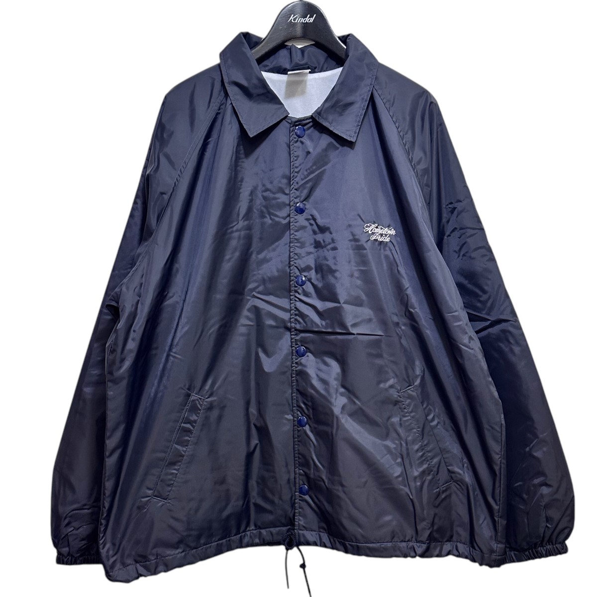 楽天市場】【中古】TOKYO INDIANS刺繍 ロゴ コーチジャケット 紺色