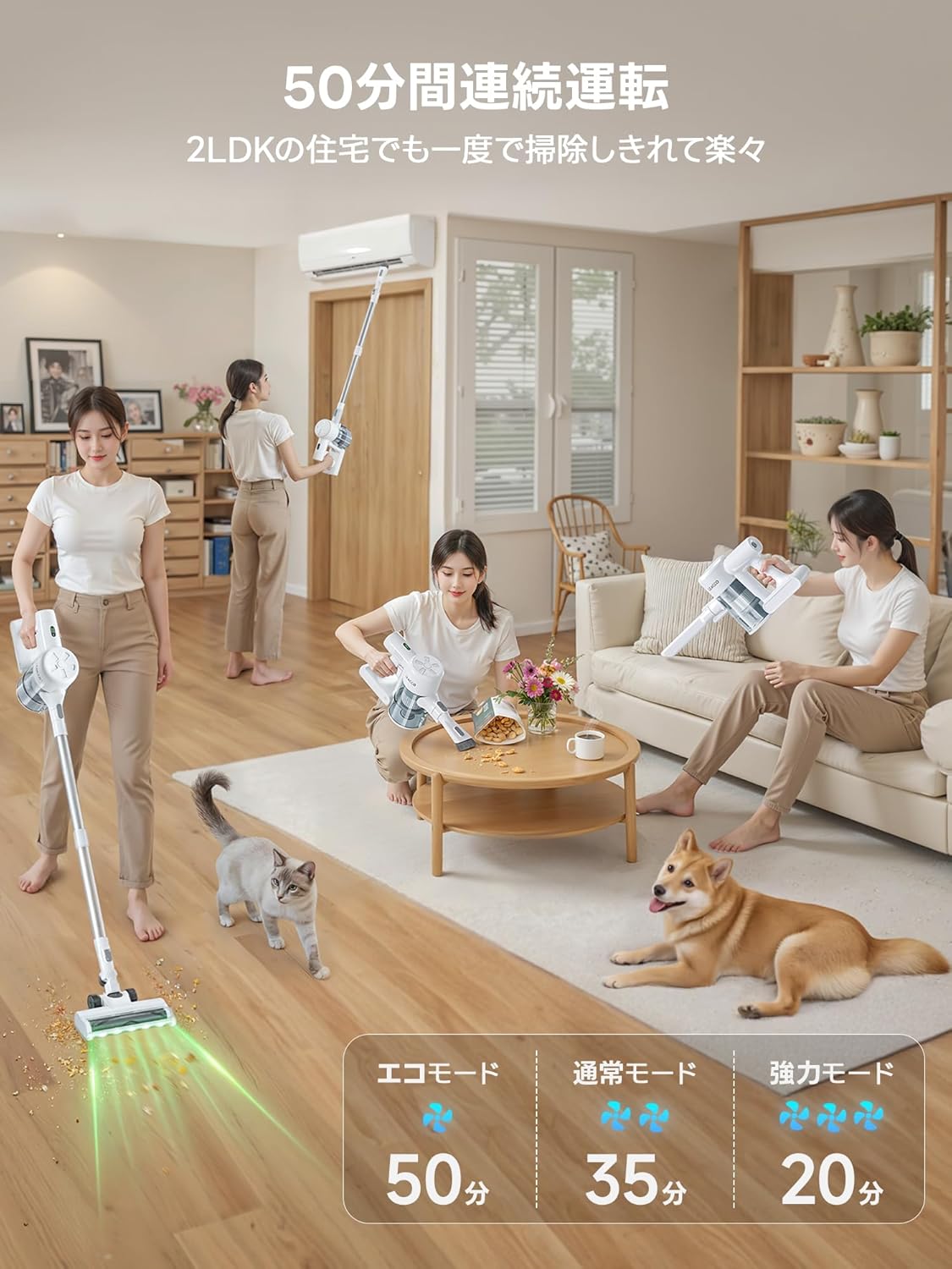 楽天市場】【吸引力革命！75KPa】掃除機 コードレス 掃除機 サイクロン