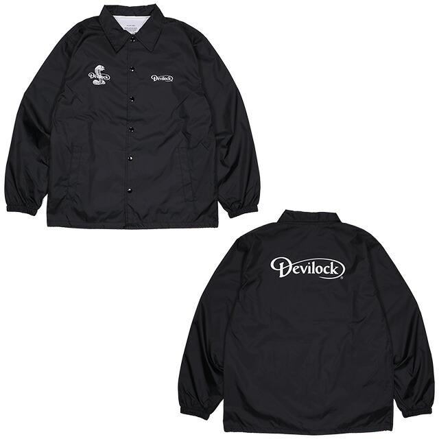 Everlast Devilock コーチジャケット ナイロンジャケット 黒 DEVILOCK