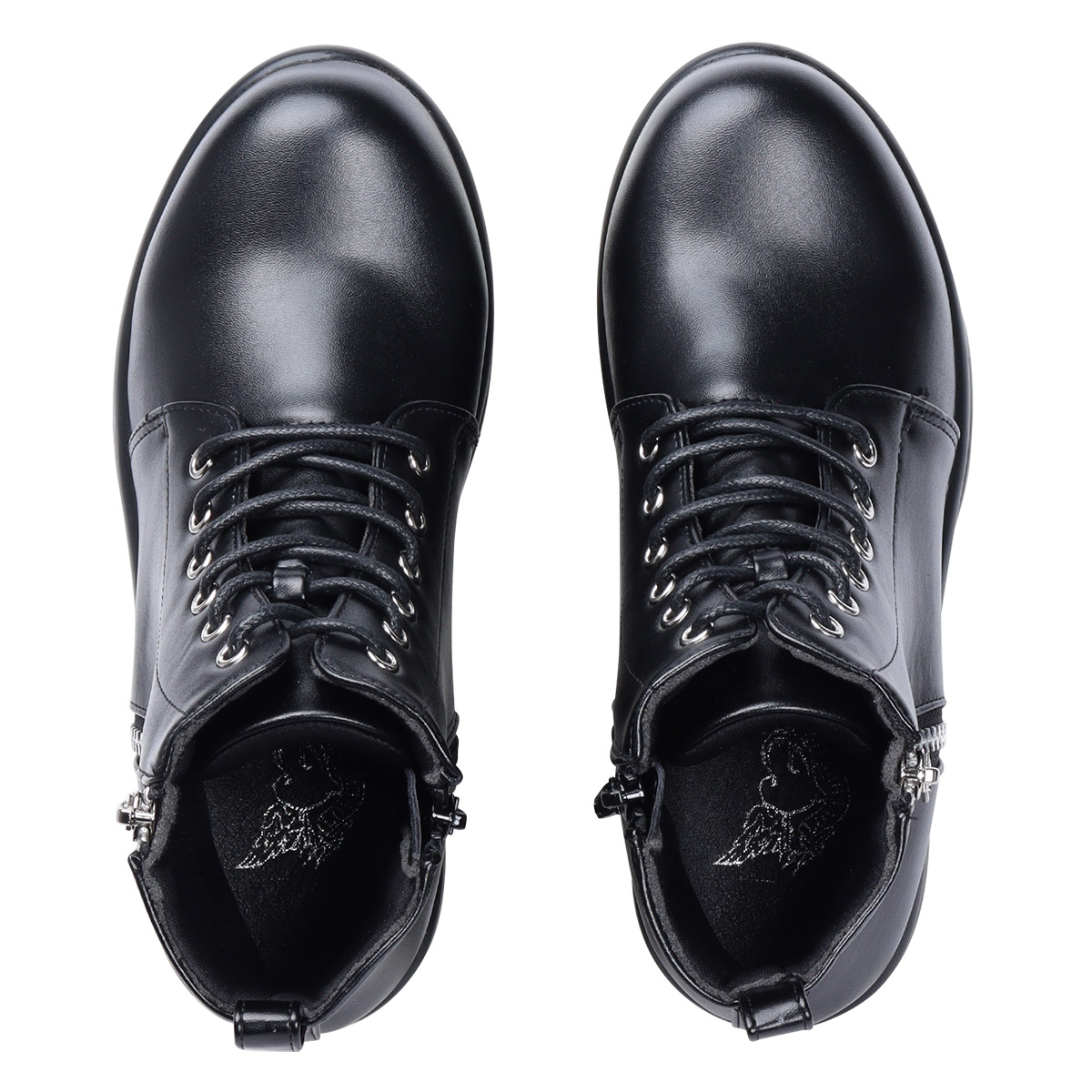 楽天市場】ブーツ レディース 厚底 軽量 ショート 黒 ハイカット