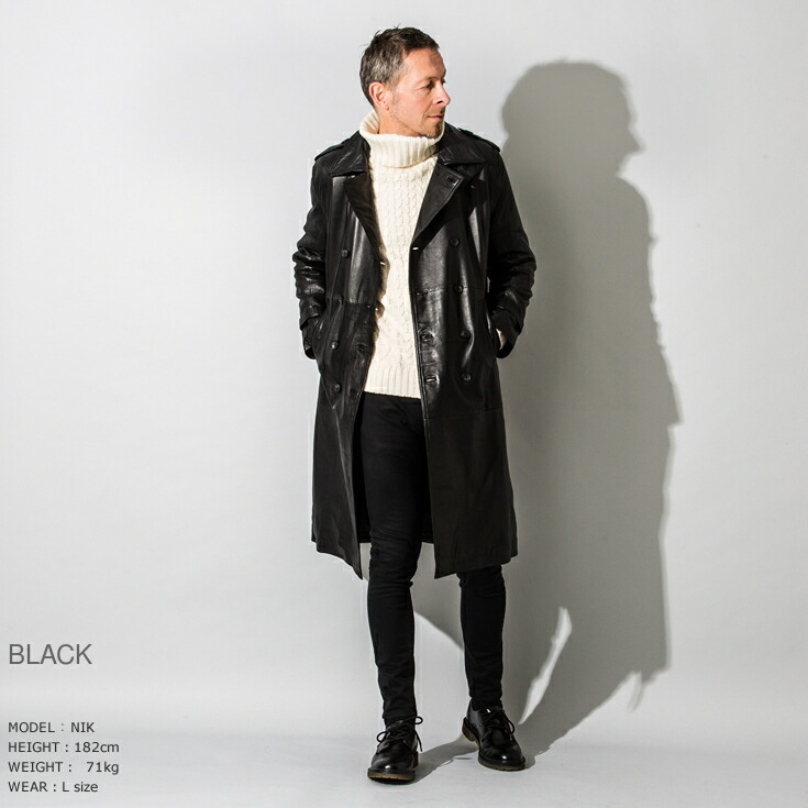 楽天市場】【20周年記念20%OFFクーポン】LIUGOO 本革 レザーロング