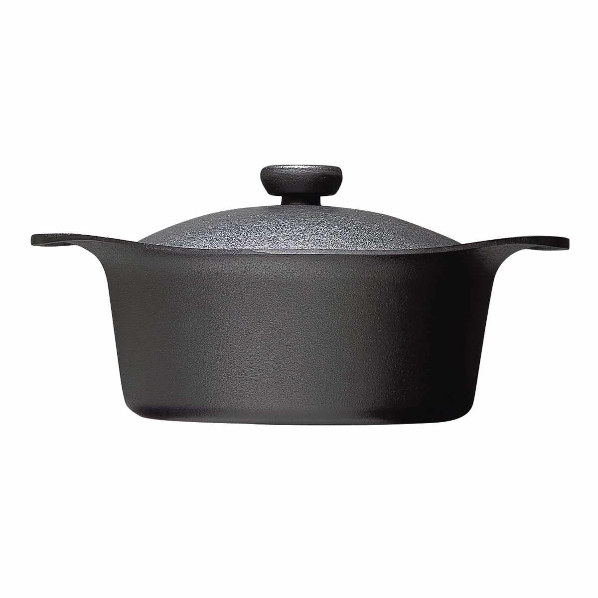 楽天市場】柳宗理 鉄鍋 22cm IH対応 深型 鉄蓋付き ハンドル付き 南部