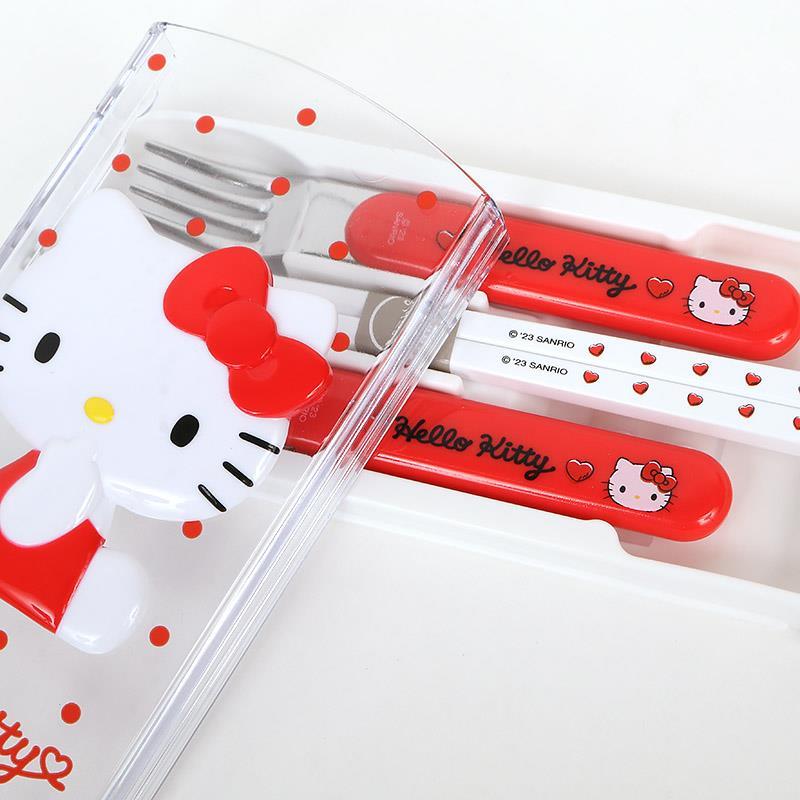 楽天市場】ハローキティ レリーフ付きランチトリオセット スプーン