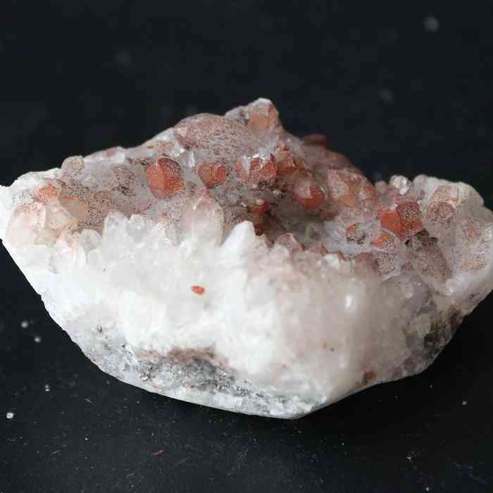 楽天市場】【楽天スーパーSALE半額】赤水晶 フラワークラスター