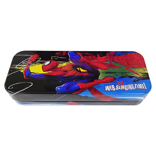 楽天市場】スパイダーマン 缶ペンケース ( ブラック ) 18361a ペン