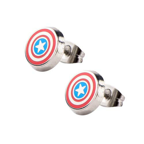 楽天市場】マーベル キャプテン・アメリカ シールド ロゴスタッド