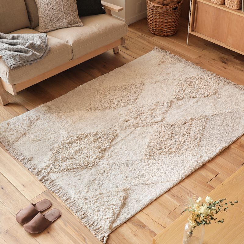 楽天市場】ラグ ラグマット DABIN 140×200 インド製 綿 カーペット