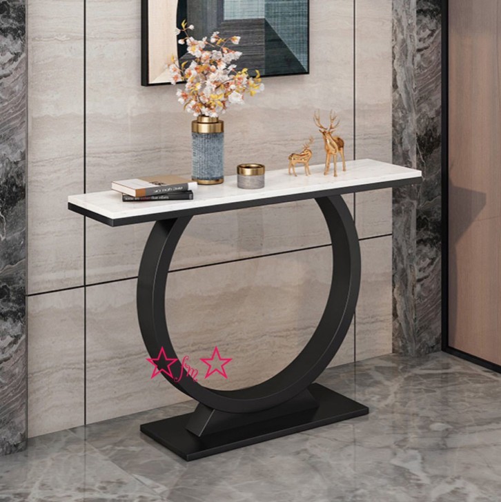 楽天市場】A014173高級サイドテーブル ．人造大理石コンソールテーブル