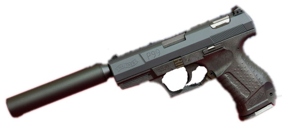 楽天市場】マルゼン ワルサーP99 FS 固定 サイレンサーモデル BK