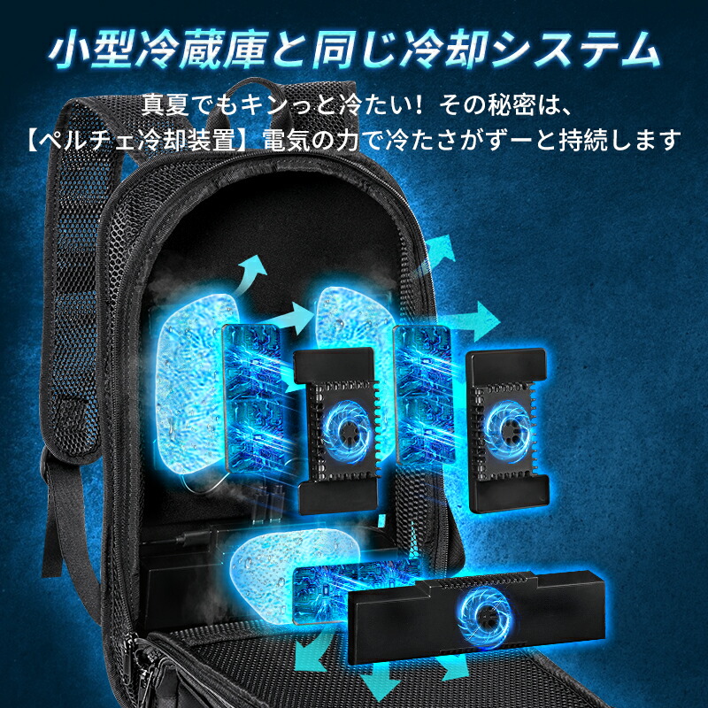 楽天市場】ペルチェベスト 冷却ベスト 冷感ベスト ペルチェ 30000mAh