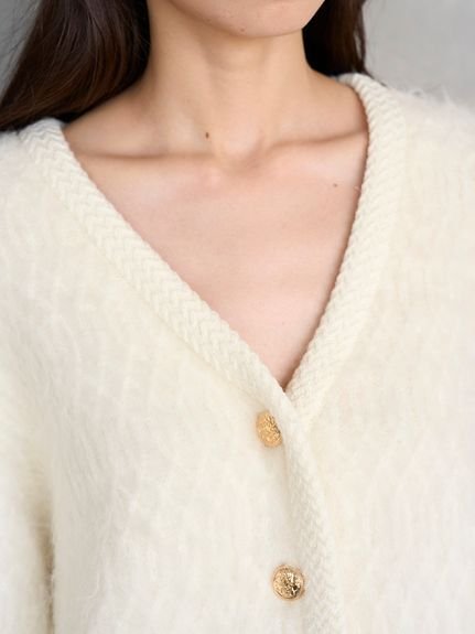 SNIDEL｜ファーライクミドルニットジャケット | Rakuten Fashion(楽天