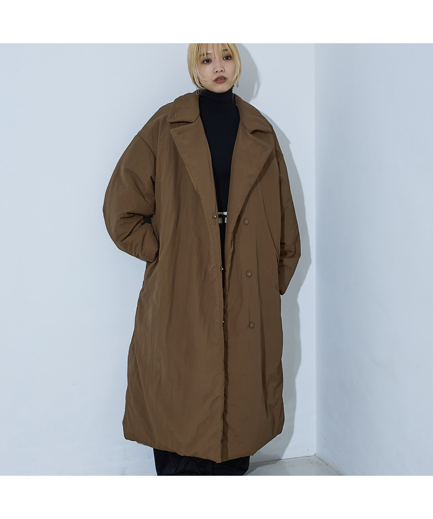 NOMINE｜3WAYカラー中綿ロングコート | Rakuten Fashion(楽天