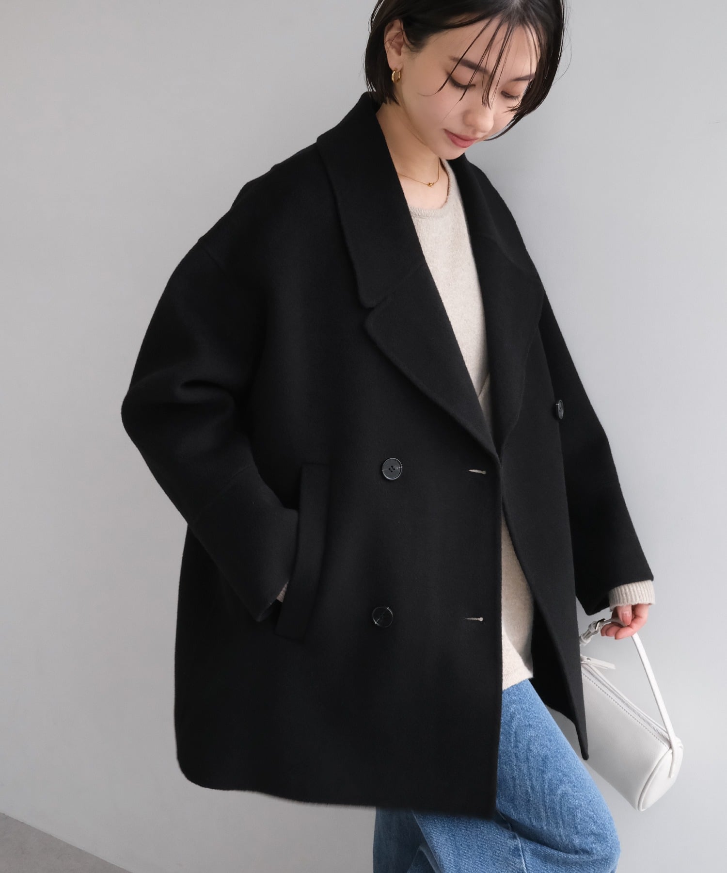 andme｜リバー ピーコート evernavy エバーネイビー | Rakuten Fashion