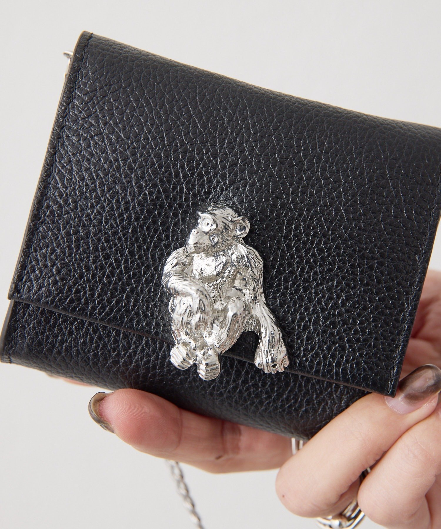 ear PAPILLONNER｜《本革》フラップマイクロショルダーバッグ