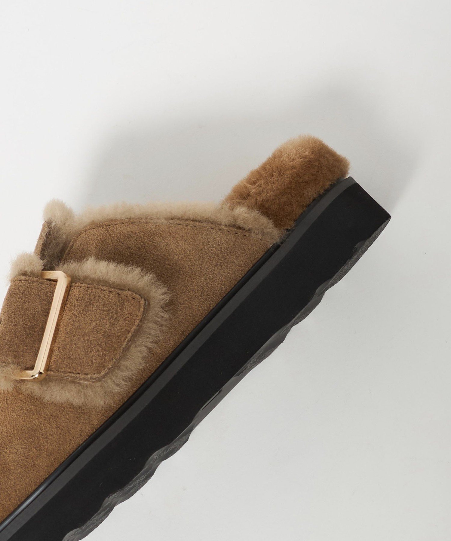 ✨新品未使用タグ付✨✨MOHI✨ スエード ビッグベルトサンダル ブラック 37 BEAUTY&YOUTH UNITED ARROWS｜<MOHI>スエード ビッグベルト