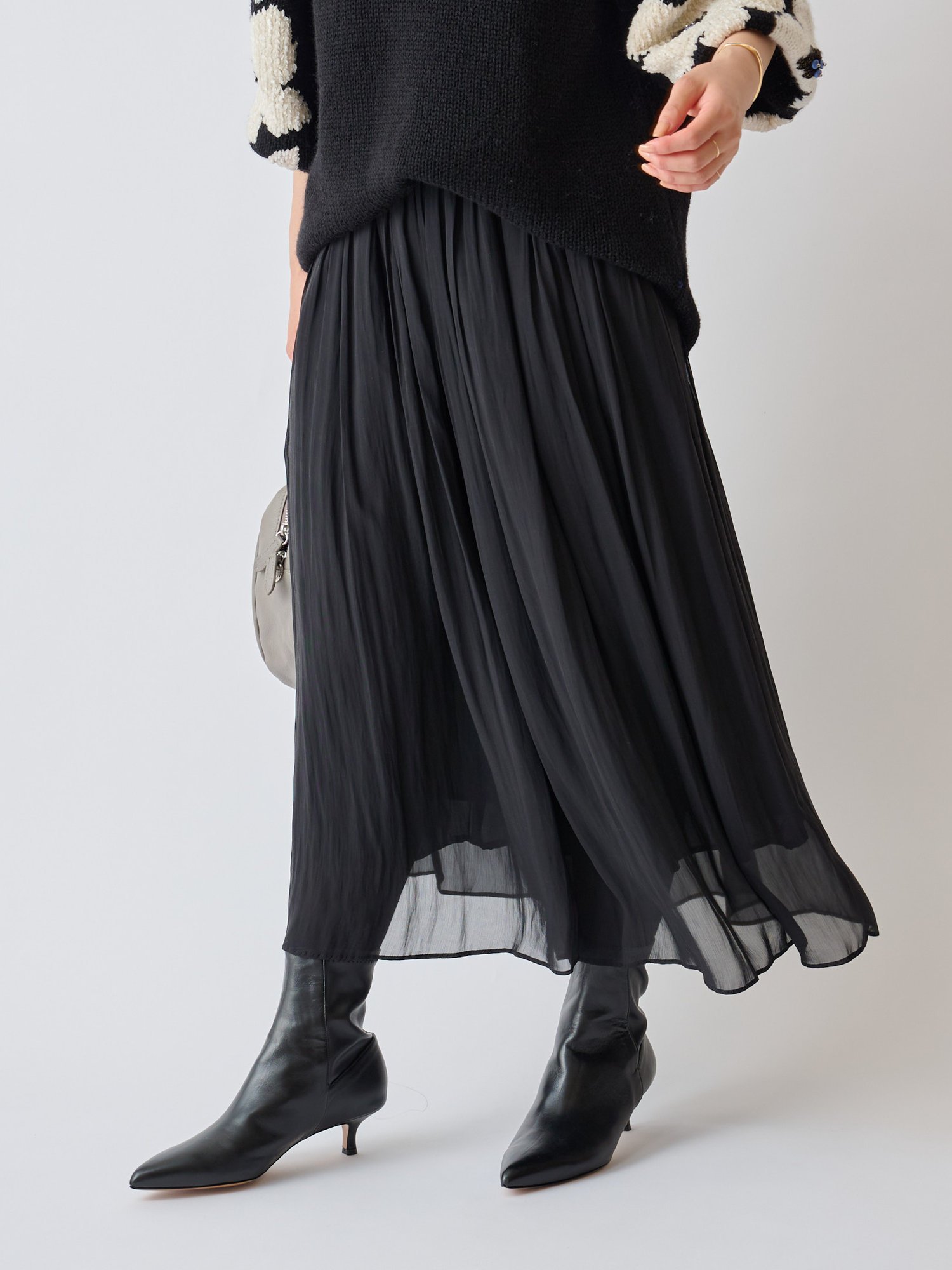 BEARDSLEY｜シワシフォンギャザーパンツ(ドット) | Rakuten Fashion