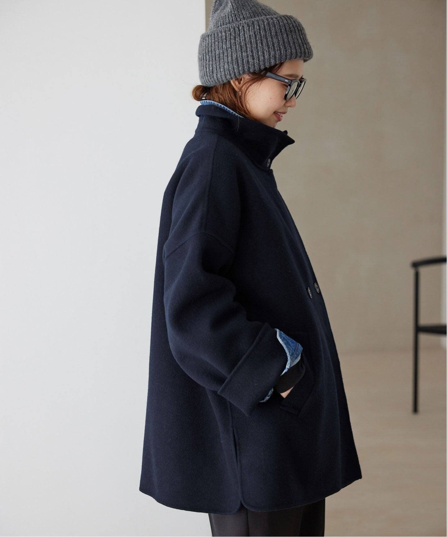 SLOBE IENA｜《WEB限定/追加》souple woolダブルフェイススタンド