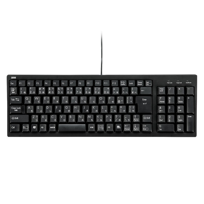 楽天市場】キーボード 有線 USB A テンキー付き 日本語配列(JIS