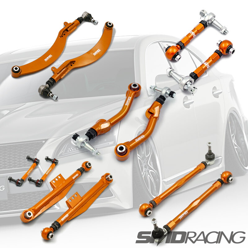 楽天市場】車検OK 18クラウン リア アッパー キャンバー アーム セット