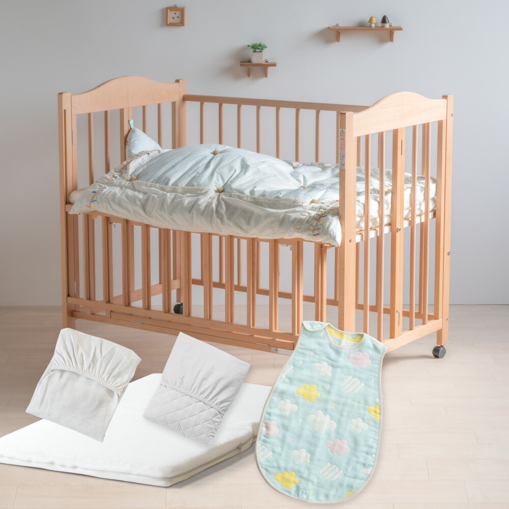 楽天市場】日本製 ワンタッチ ベビーベッド 「チェリッシュ」 ベビー