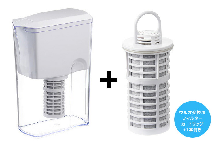 楽天市場】【正規販売店】ポット型浄水器 ULeAU（ウルオ） 本体＆交換