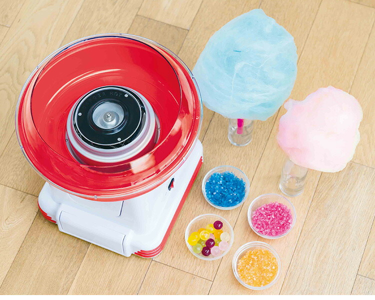 楽天市場】LITHON わたあめ屋さん KDCC-006R （わたあめメーカー